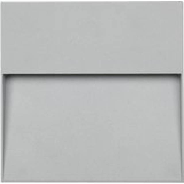 Elysium Grey Square Diffused Outdoor Wall Light (star)