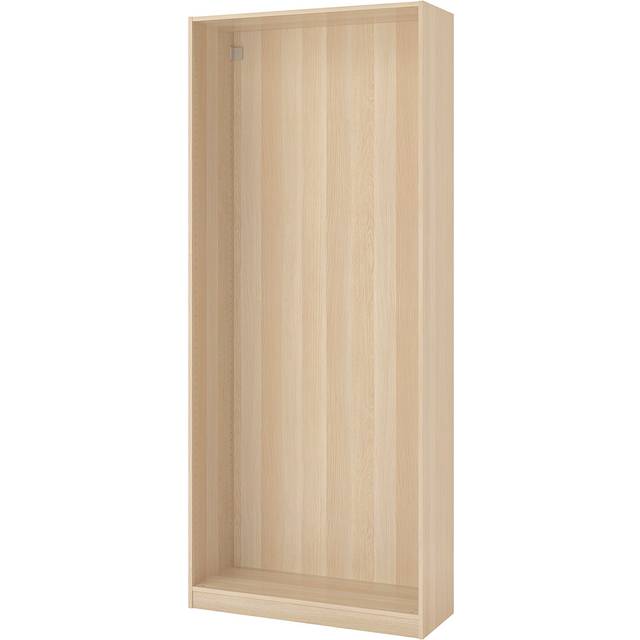 PAX Garderobsstomme, vitlaserad ekeffekt, 100x35x236 cm