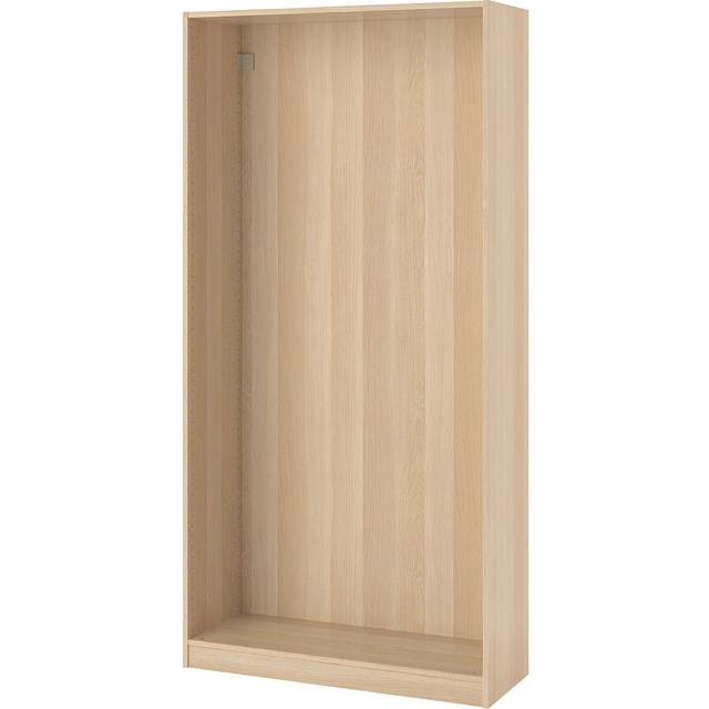 PAX Garderobsstomme, vitlaserad ekeffekt, 100x35x201 cm