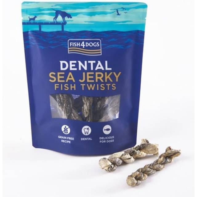 Fish4Dogs Dental Sea Jerky Fish Twists - 500g