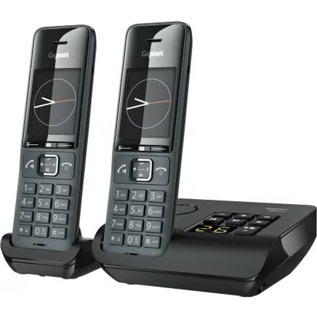 Gigaset family plus a cordless phone, twin handset with answer machine