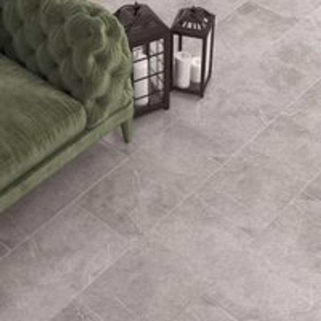 Wickes Luna Light Grey Ceramic Wall & Floor Tile - 600 X 300mm