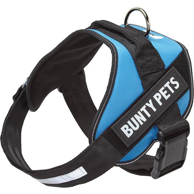 (XX-Large, Blue) No Pull Dog Harness, Adjustable Fit, Back Handle