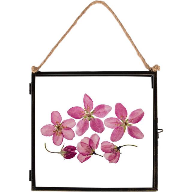 8" x 8" Black Hanging Metal Photo Frame