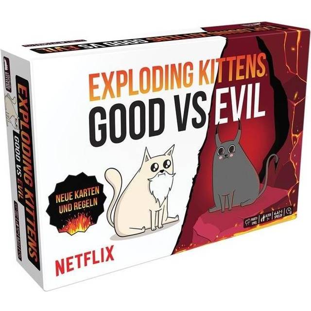 Exploding Kittens Good Vs Evil Party Game