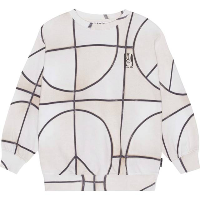 Molo Sweatshirt - Monti - Basket Neutral - Molo - 8 år (128) - Sweatshirt