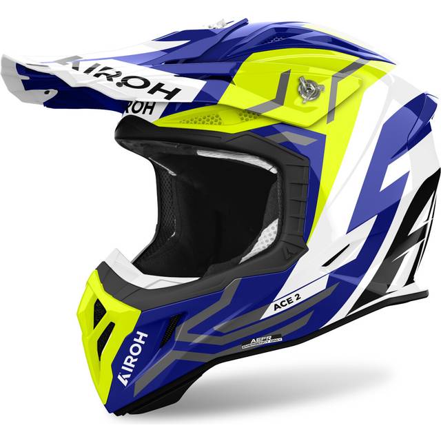 Airoh Helmet Aviator Ace 2 Ground yellow gloss M Crosshjälmar (M)