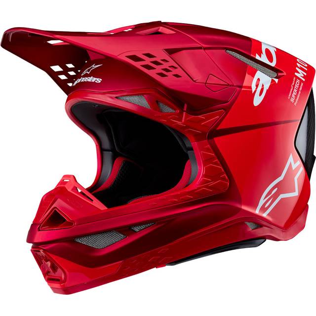 Alpinestars Supertech S-M10 Flood Crosshjälm Röd
