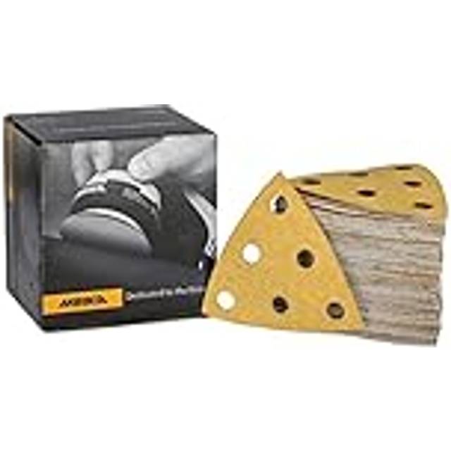 Mirka Slippapper Triangel Gold 93x93x93mm 6H FTO P120 100-pack