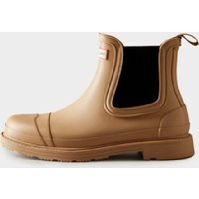 Hunter Commando Womens Brown Chelsea Boots - Size UK 5