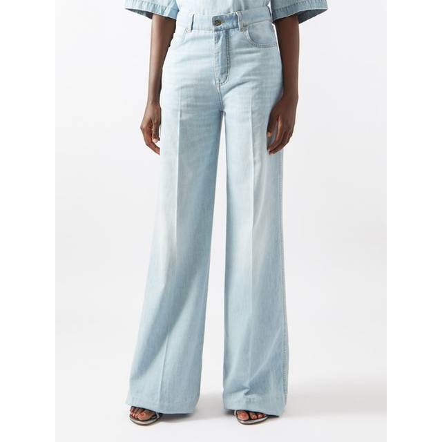 Bottega Veneta High-rise wide-leg jeans - blue (UK 12)