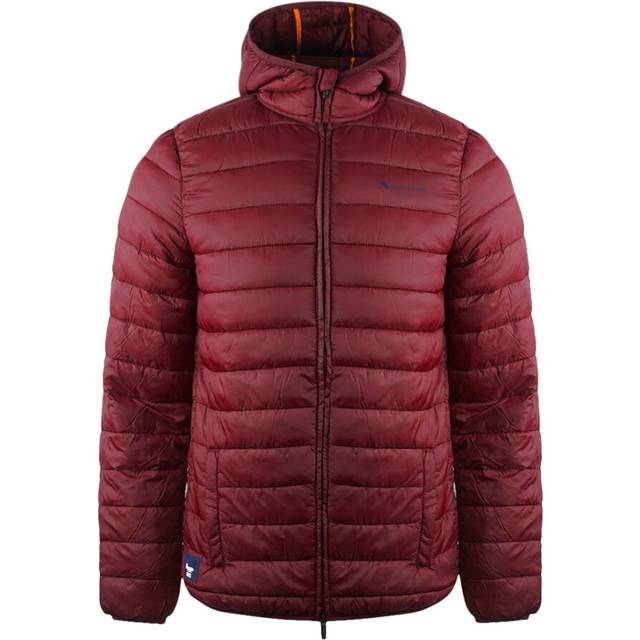 Aquascutum Mens London Logo Bordeaux Red Active Hoodie Jacket Polyamide - Size X-Large
