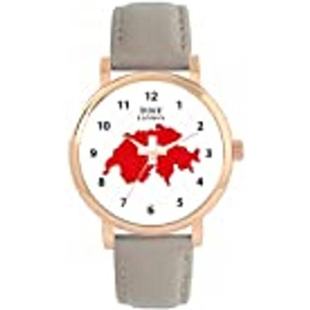 Toff london tlws-76341 ladies switzerland flag watch