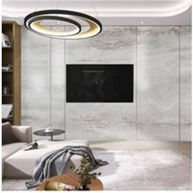 3M x 60Cm Marble Effect Wallpaper Roll Self Adhesive Contact Paper - Grey - One Size
