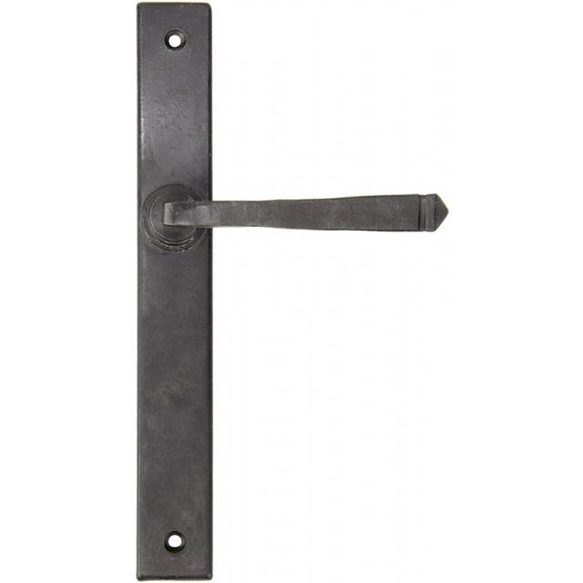 From The Anvil External Beeswax Avon Slimline Lever Espag. Latch Set, Yellow
