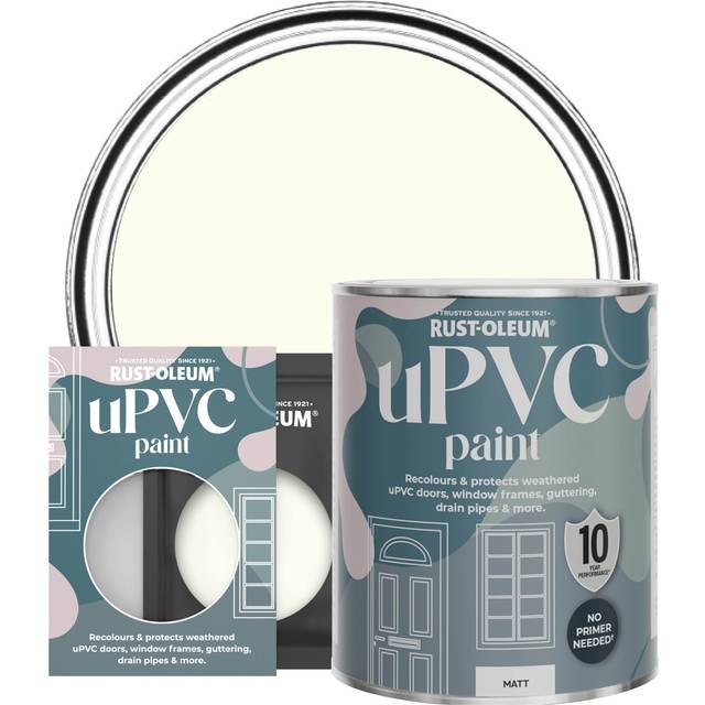 Rust-Oleum uPVC Paint, Matt Finish - ANTIQUE WHITE - 10ml - White