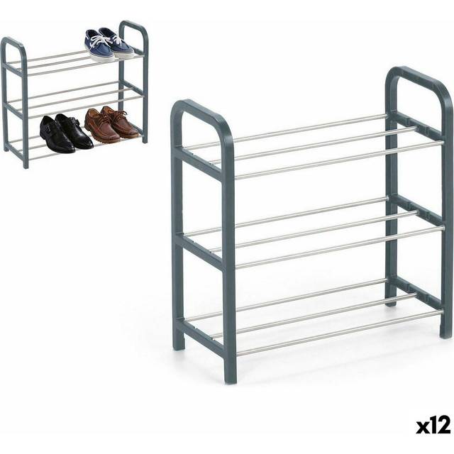 Confortime 3-niveau Metal Skoholder Pladsbesparende Design 40 x 19 x 44 cm