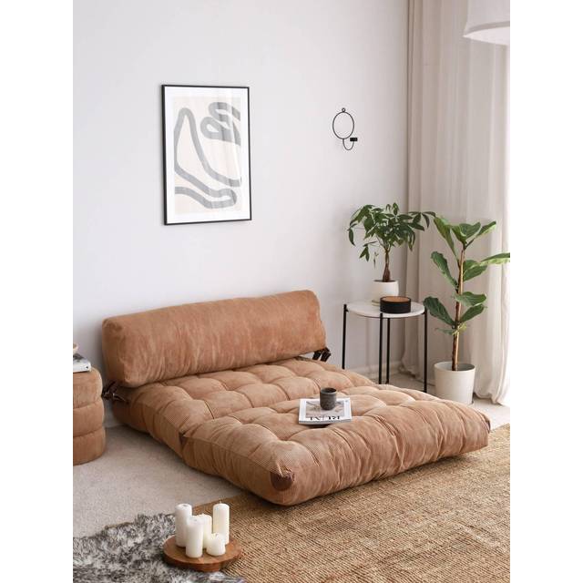 Hanah Home - 2-sitsig bäddsoffa Cold - Brun