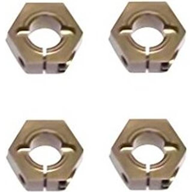 Tekno RC 1654x 12mm Aluminum Hex Adapters for M6 Drive Shafts 4