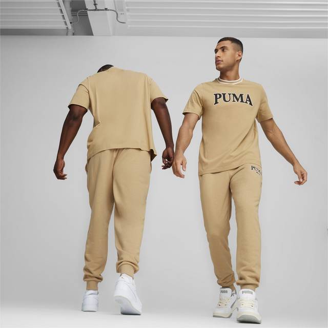 Puma  T shirt PUMA SQUAD BIG GRAPHIC TEE  - US M - Beige - US M