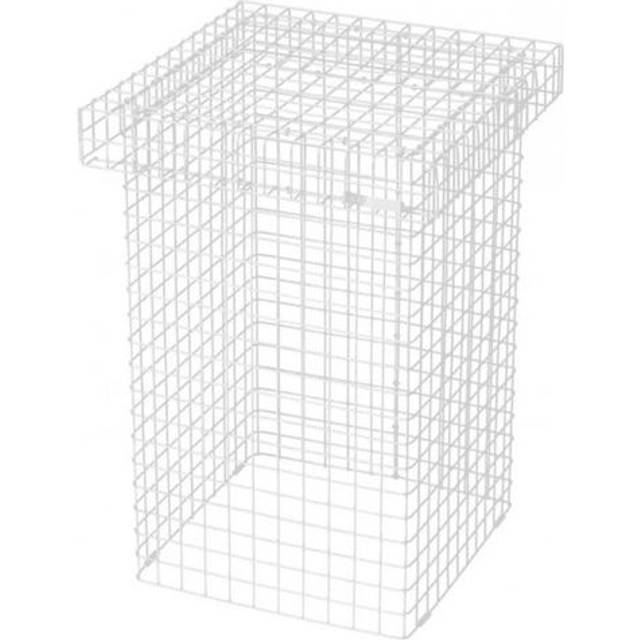 Kalager Design  - Wire Stool - Pall - White - L34 x D34 x H50 cm