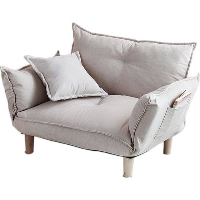 Convertible Adjustable Sofa Couch and Love Seat Japanese Furniture Fold Down Futon Sofabed Ideal for Living Room, Bedroom, Dorm