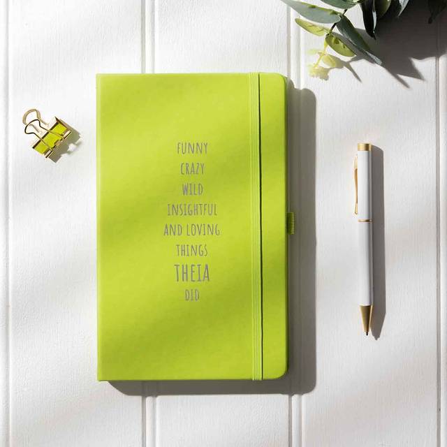 Ryman Personalised Funny Crazy Memories Notebook, none