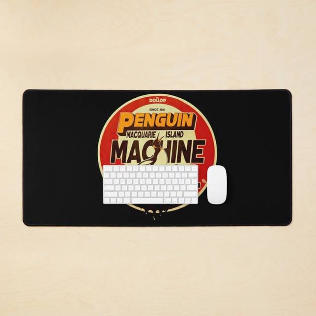 Desk Mat The Dollop - Penguin Oil Large Gaming Mouse Pad 35x16 inch