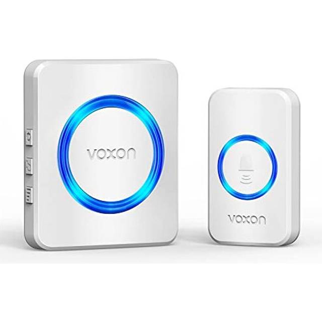 Wireless Doorbell VOXON Waterproof Door Bell Wireless Loud Chime Kit Plug in Cordless Doorbells Battery Operating at 400m Range IP65 3