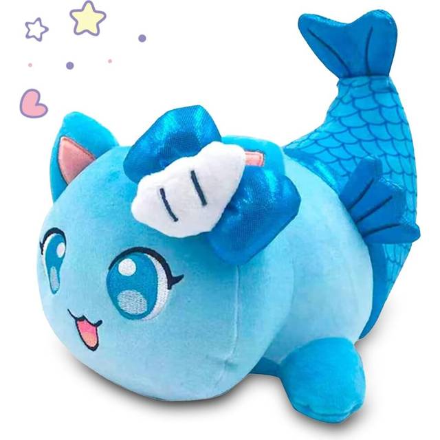 Cat Stuffed Animal Plush,Soft Meemeows Cat Plush Doll Birthday, Party Gift for Kids Girlfriend and Sisters (Mermaid)