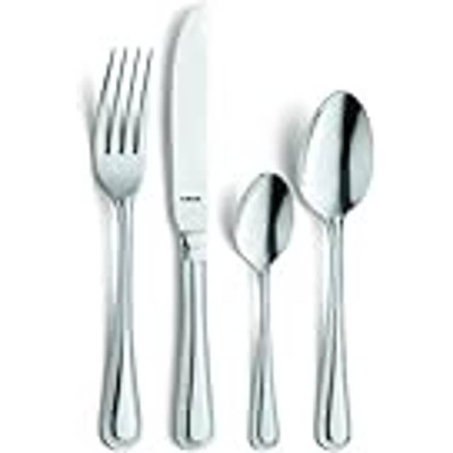 Amefa 18/0 Vintage BEAD Stainless Steel Cutlery Set 24 Piece for 6 People (24)