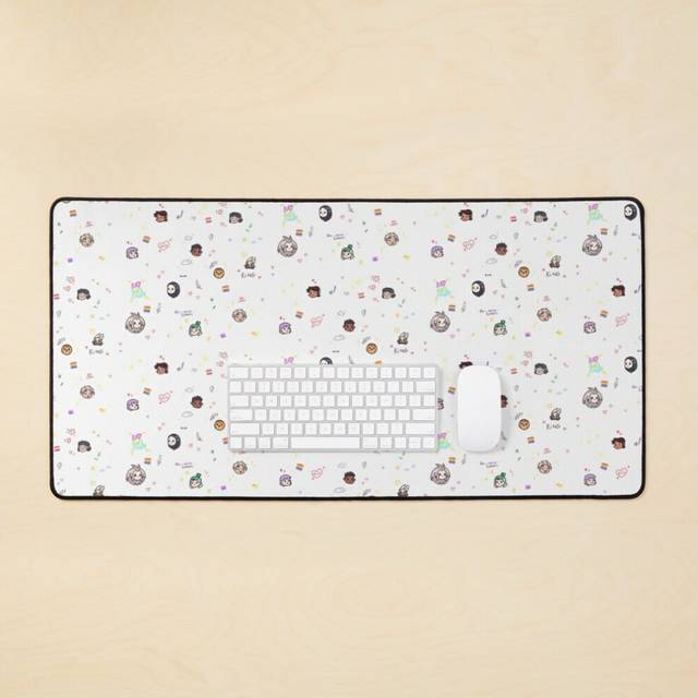 Desk Mat The owl house (white) Large Gaming Mouse Pad 35x16 inch