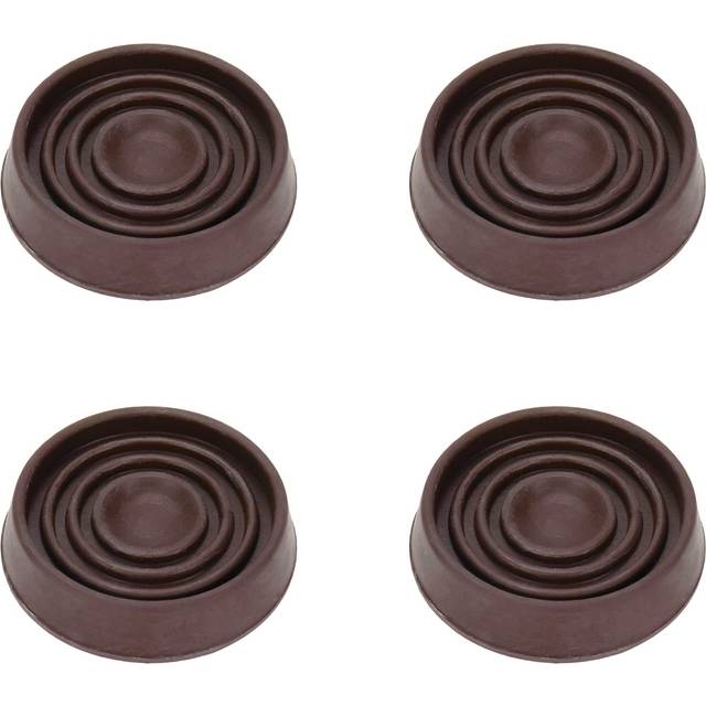 "Semetall Furniture Caster Cups 4 Pack 1.5"""" Round Rubber Furniture Pad"