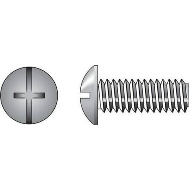 Hillman 111727 1 1 1 8-32 x 1-1/4-Inch Truss Combo Head Machine Screw  100-Pack Zinc