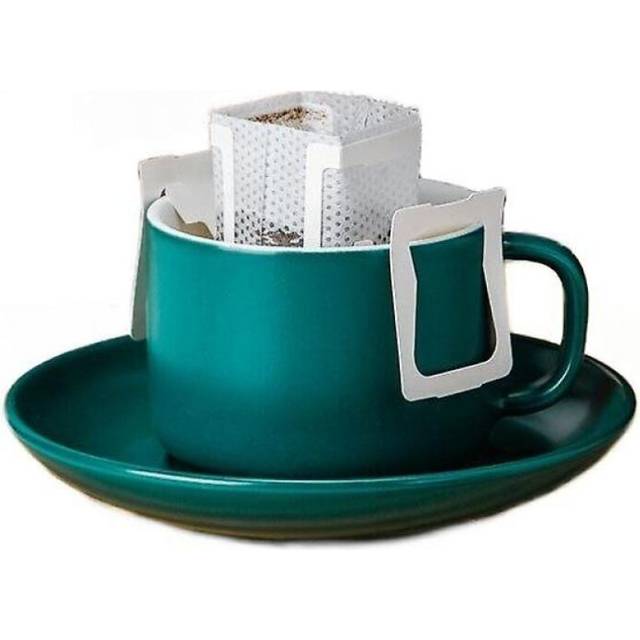 Coffee Cup And Saucer Set Home Afternoon Breakfast Mark Water Cup Christmas Matte Ceramic Cup