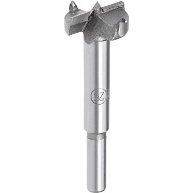 Forstner Drill Bits 26mm Tungsten Carbide Wood Hole Saw Auger Opener Woodworking Hinge Hole Drilling Boring Bit Cutter Gray with Case