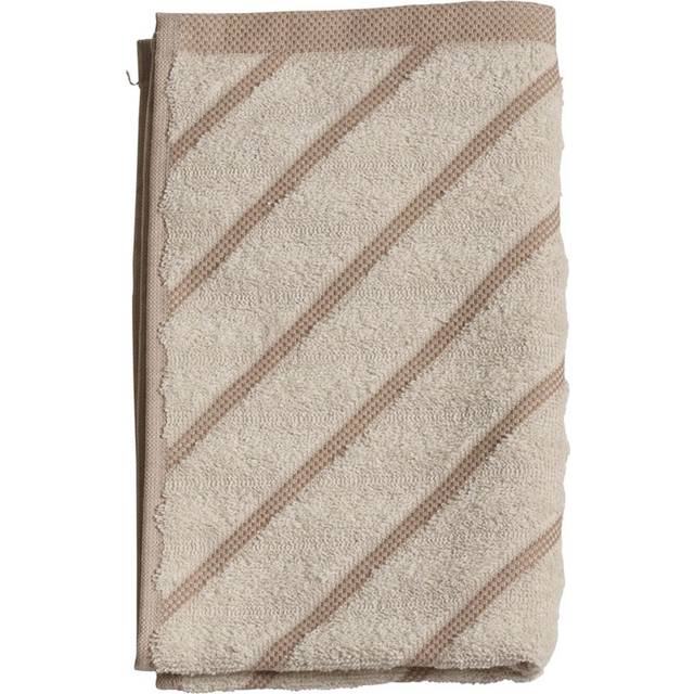 Masumi Rand Frottéhandduk Puder 30x50