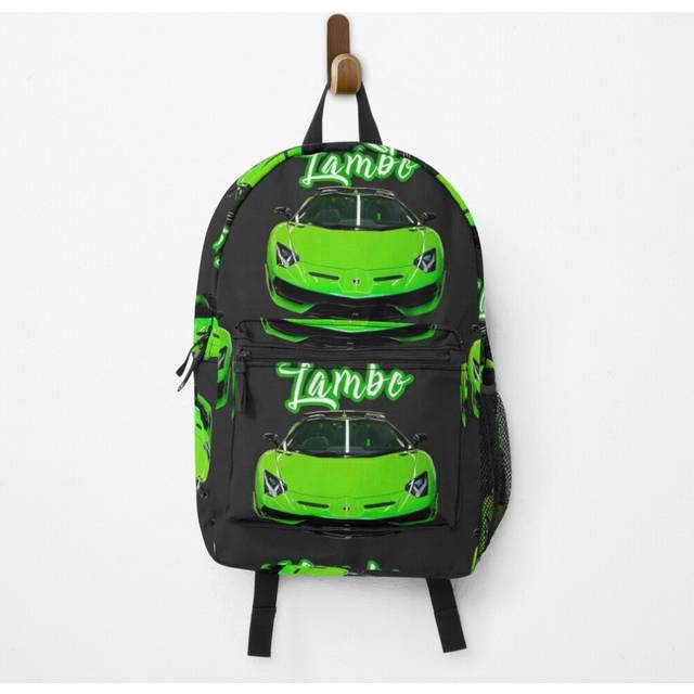 "Backpack Lambo Lamborghini School Bag Travel 15"""