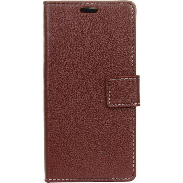 For Sony  Xperia XA1 Litchi Texture Horizontal Flip Leather Case with Holder & Card Slots & Wallet & Photo Frame (Brown)