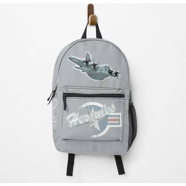 "Backpack Cartoon Military Cargo Plane School Bag Travel 15"""