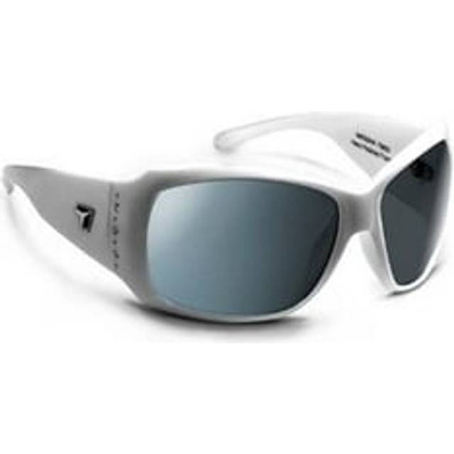 Natasha Sharp View Polarized Gray Sunglasses, Glacier White - Medium & Extra Large