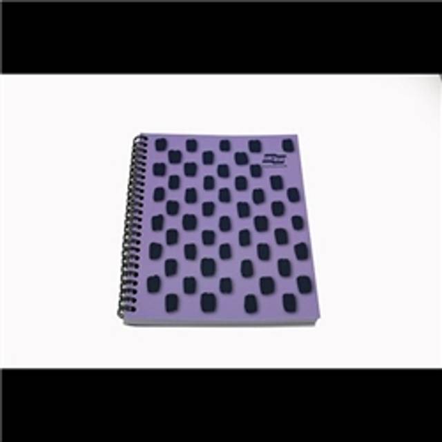 Europa Splash Notebooks 160 Lined Pages A5 Purple Cover (Pack of 3)