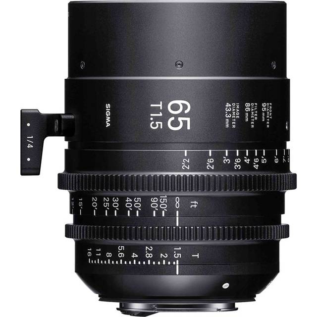 Sigma 65mm T1.5 FF Metric High-Speed Cine Prime Lens - Canon Mount