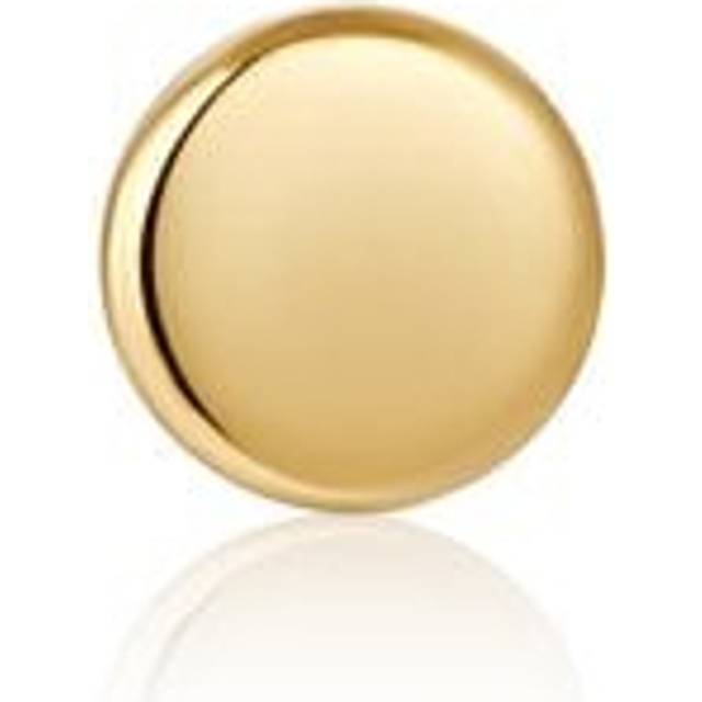 Gold Disc Barbell Single Earring E035-04G