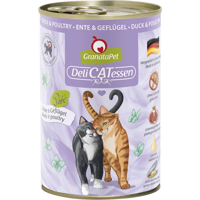 GRANATAPET Cat - Wet Food DeliCatessen Duck & Poultry | Size: 400g Can
