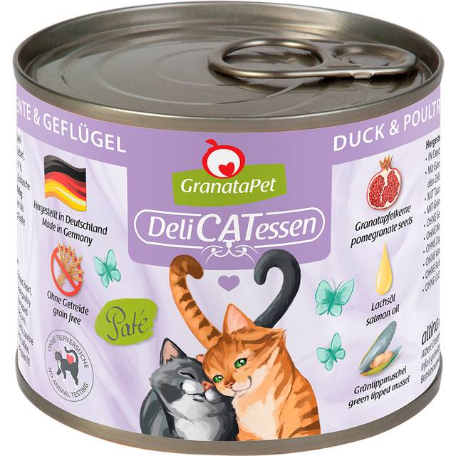 GRANATAPET Cat - Wet Food DeliCatessen Duck & Poultry | Size: 200g Can