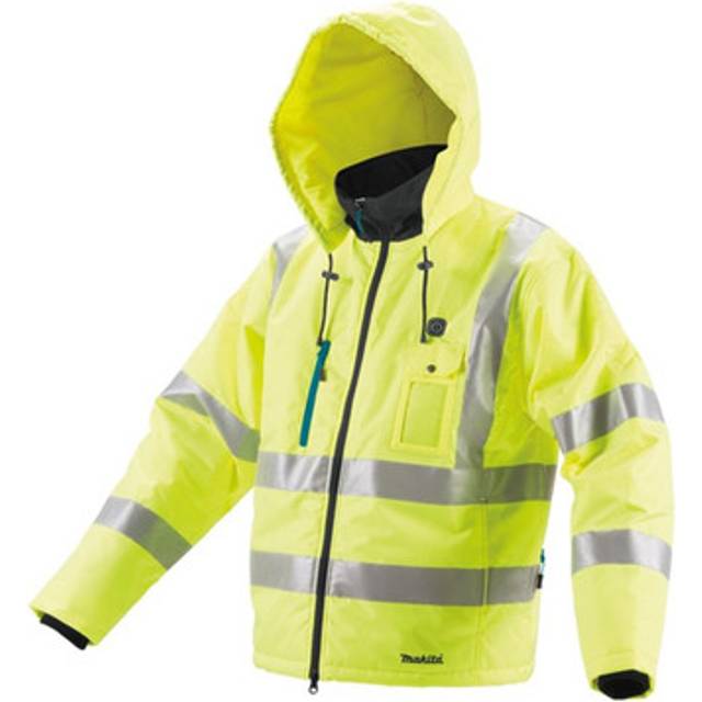 Makita DCJ206Z HI Vis Heated Jacket Body Only Medium Option: M