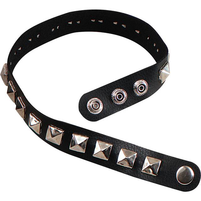 Bristol Novelty Adults Studded Choker - Black - one size