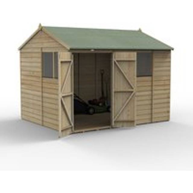 Beckwood 10x8 Reverse Apex Shed - With Base / Installation Included / 4