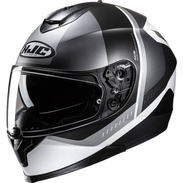 HJC C70N Integralhjälm Flat Svart